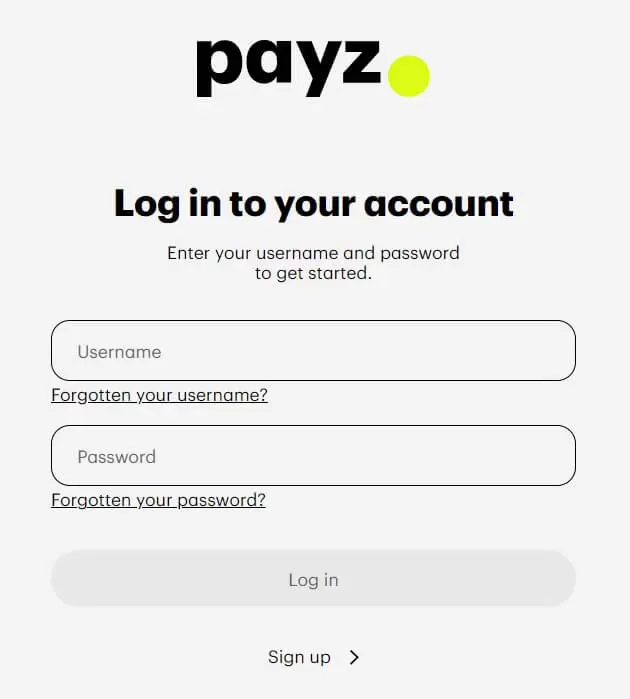 payz ログイン