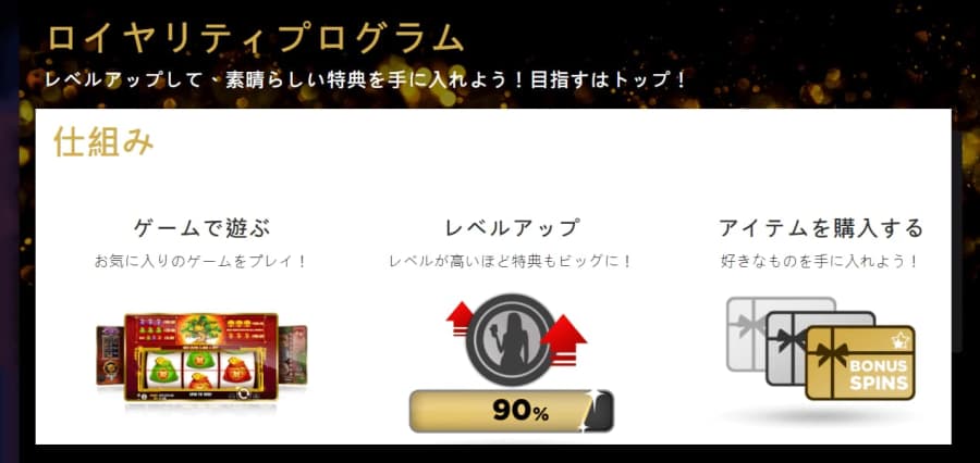 ライブカジノハウス　ロイヤリティプログラム