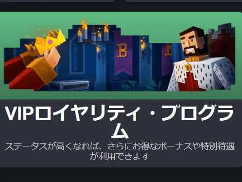 ボンズカジノ　VIP　ロイヤリティプログラム　ステップ　サポート