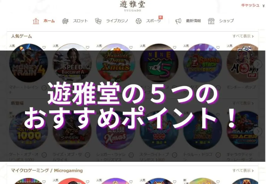 遊雅堂のおすすめポイント