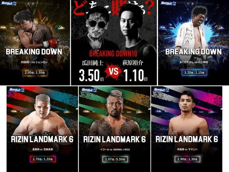 beebet　ブレキングダウン　rizin